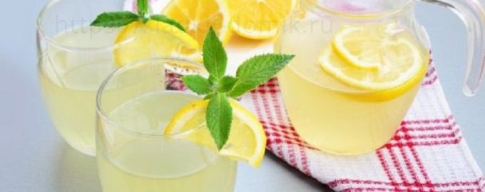 Как приготовить лимонад рецепт