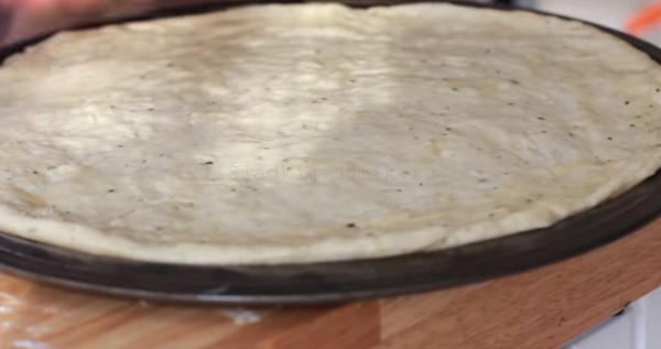 Пицца рецепт - тесто готово фото
