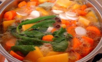 Тыквенный суп пюре - варим до готовности