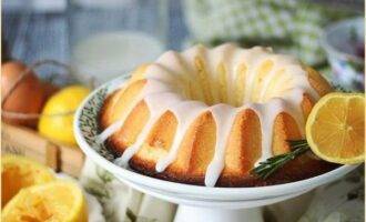 Лимонный кекс в духовке
