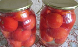 сладкие помидоры на зиму в собственном соку