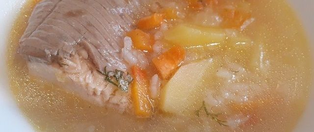 Суп из горбуши с картошкой